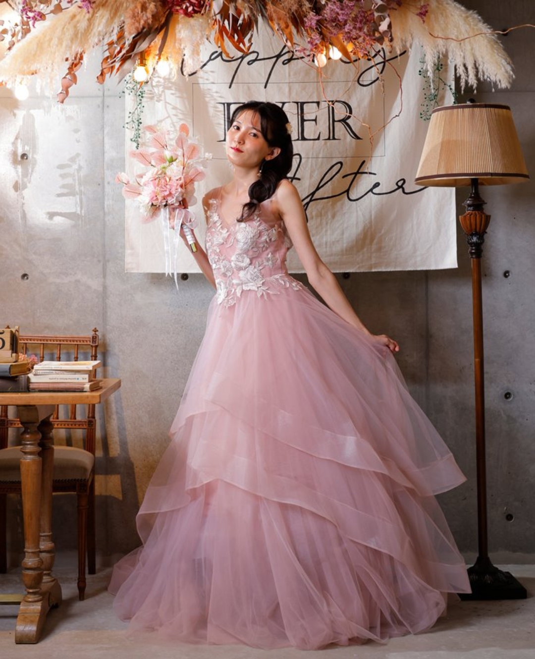 ローズサクラのカラードレス