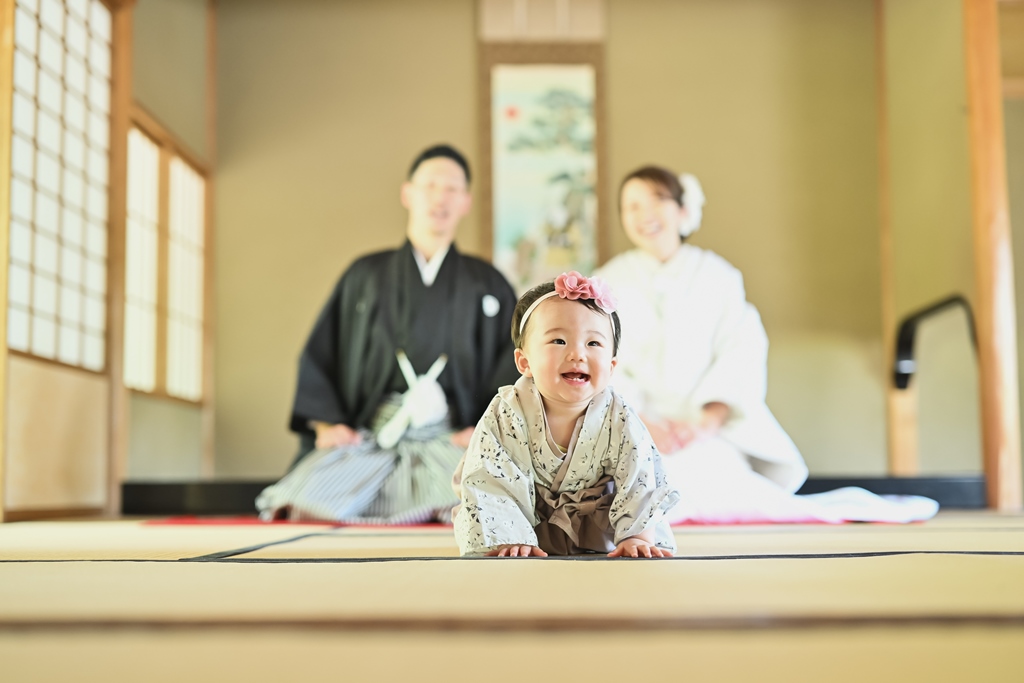 家族の集合写真