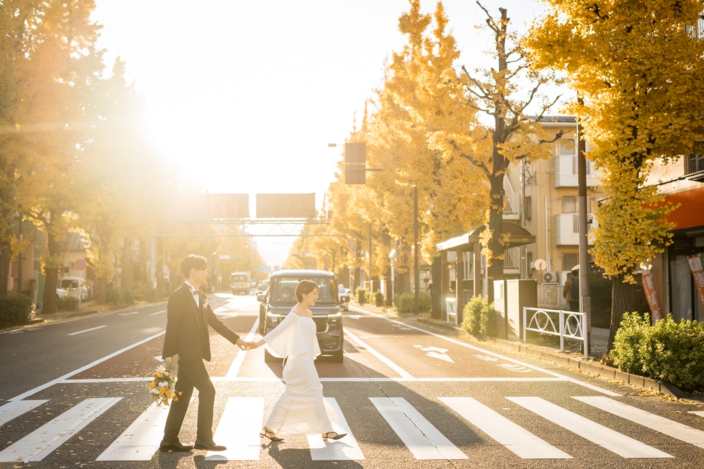行きつけのバーで前撮り2