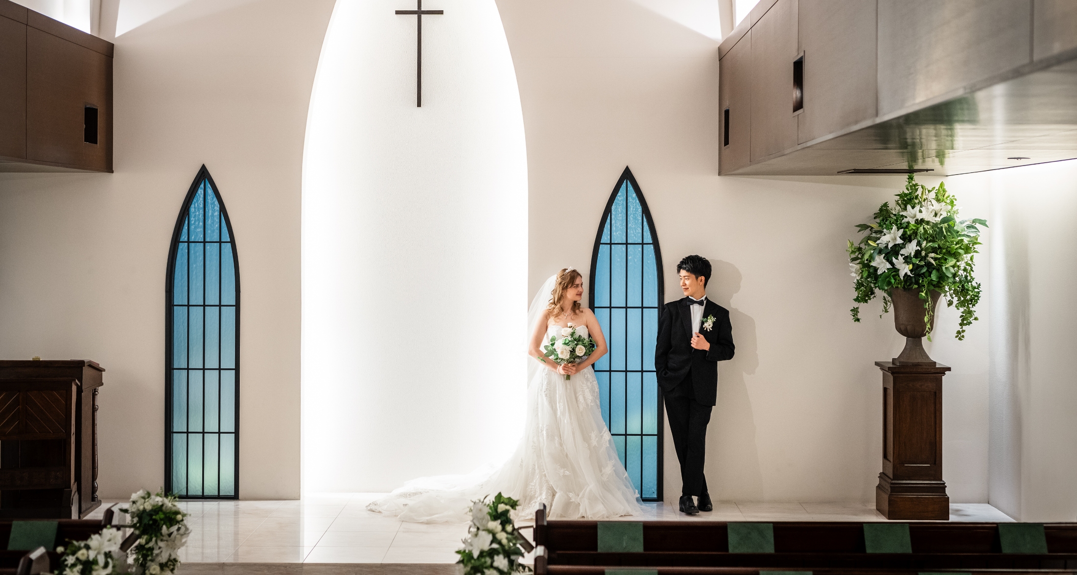 本格チャペルウェディングフォト