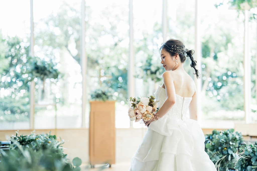 神聖なチャペルと花嫁