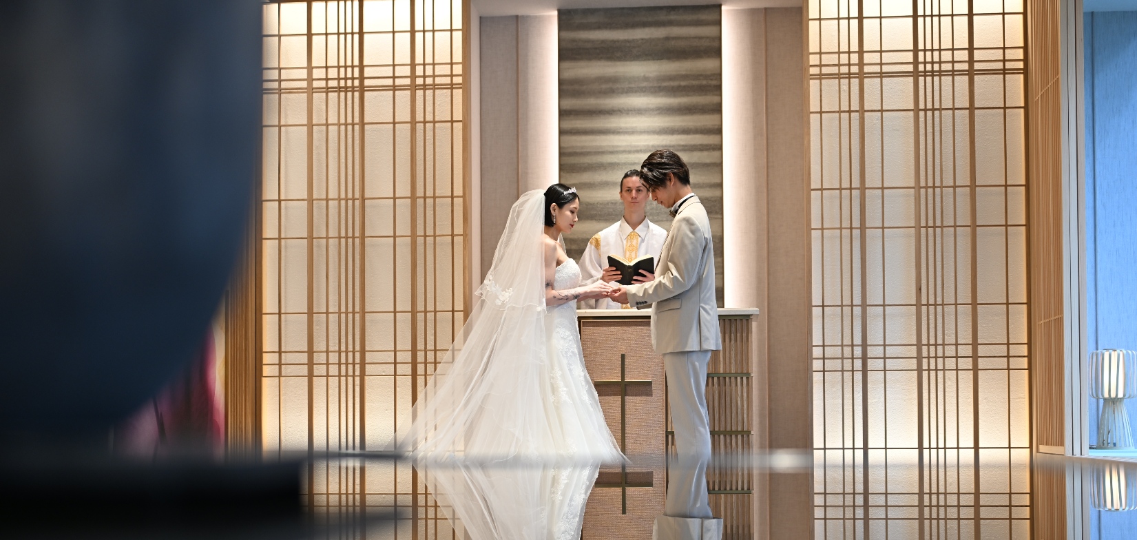 本格チャペルウェディングフォト