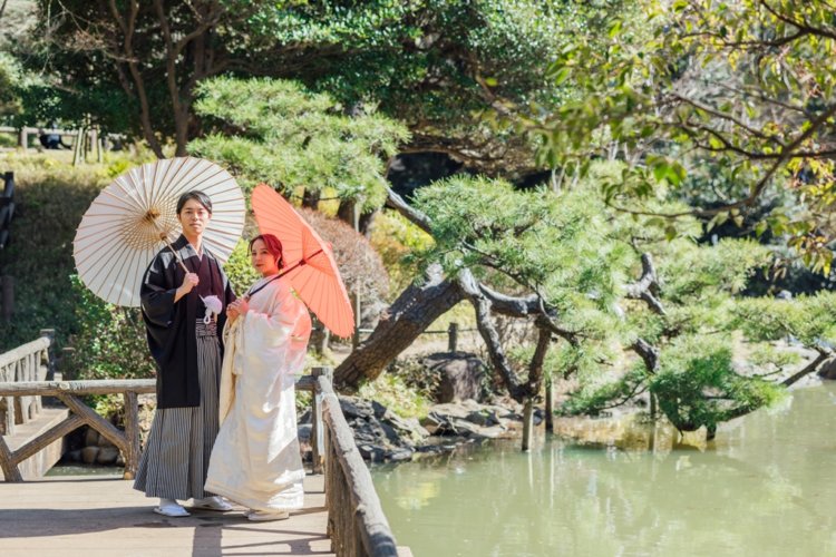 有栖川宮記念公園 前撮り写真