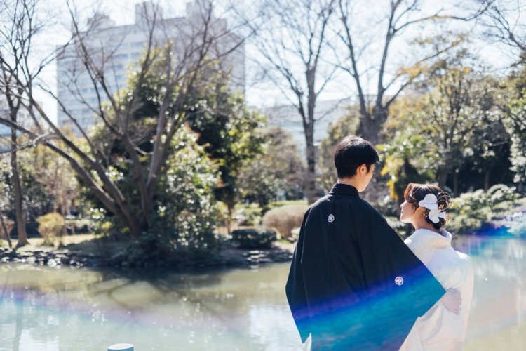 有栖川宮記念公園 前撮り写真