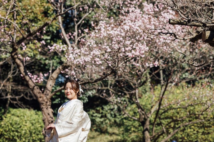 有栖川宮記念公園 前撮り写真
