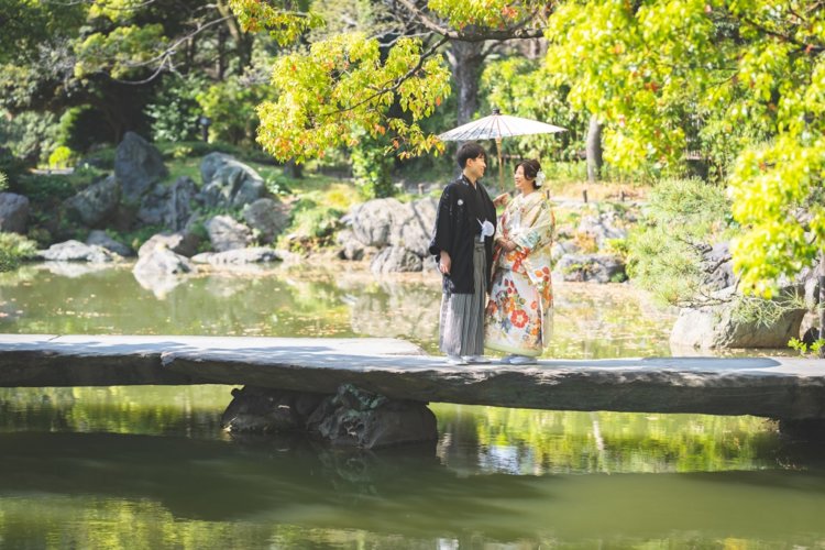 清澄庭園 前撮り写真