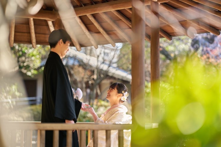 目白庭園 前撮り写真