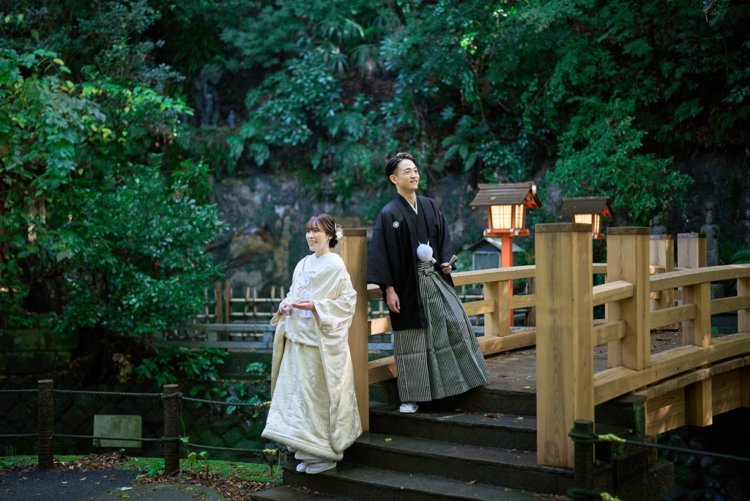等々力不動尊 前撮り写真