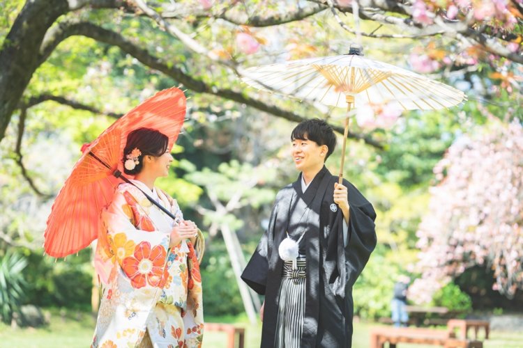 清澄庭園 前撮り写真