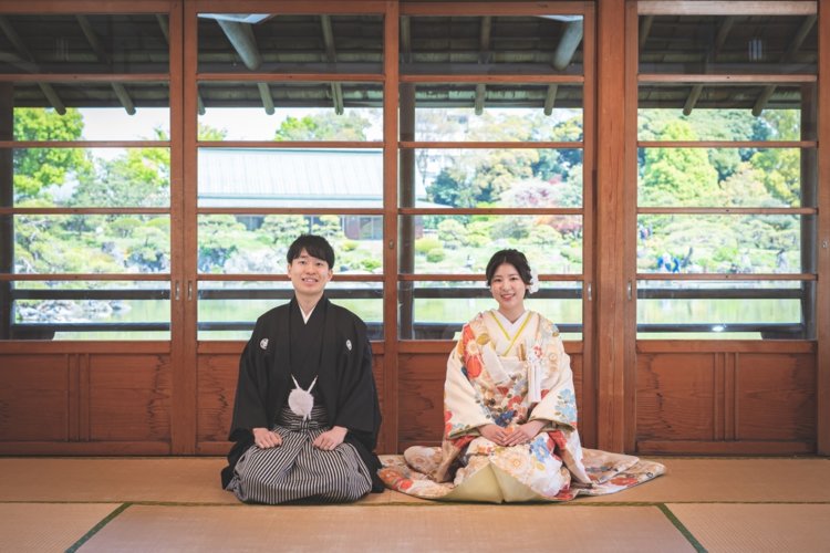 清澄庭園 前撮り写真
