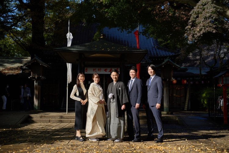 等々力不動尊 前撮り写真