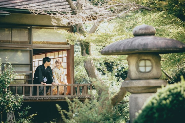小石川後楽園 前撮り写真