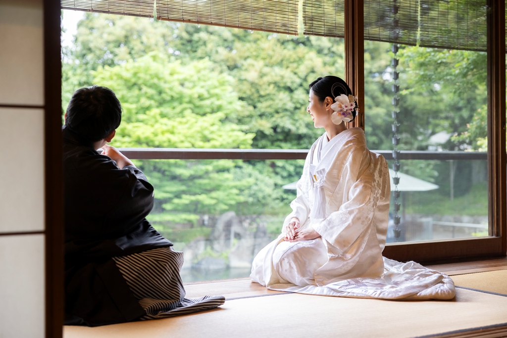 目白庭園の美しい景色とともに残す、ふたりの記念日