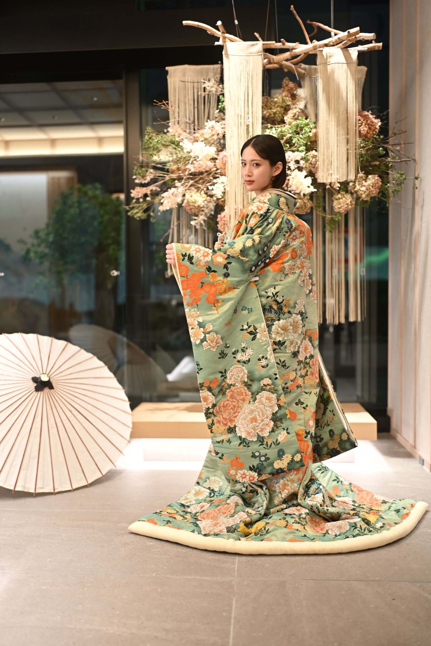 モスシリーズ 色打掛 東京駅店 前撮り