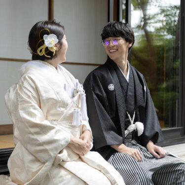 笑顔あふれるスタッフと叶えた、幸せな和装前撮り