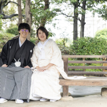 笑顔あふれるスタッフと叶えた、幸せな和装前撮り